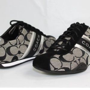 Coach Jayme Signature Suede Black white black Snea